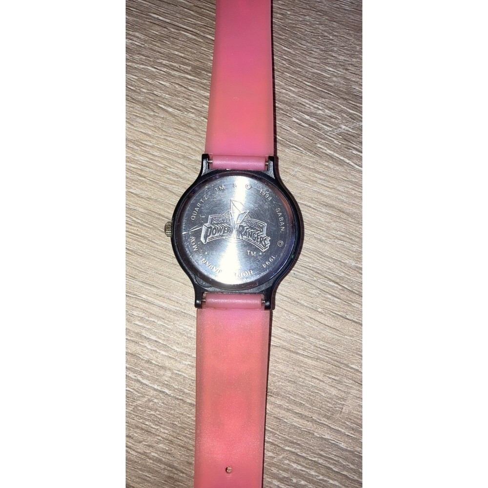 Mighty Morphin Power Rangers Pink Ranger quartz wristwatch 1994 TV Memorabilia - Picture 8 of 8